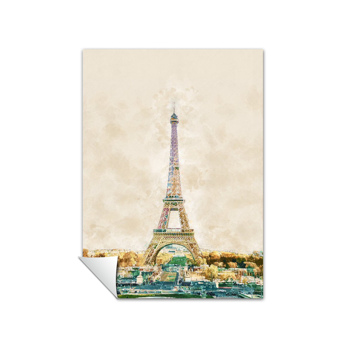 Pintura torre Eiffel 105