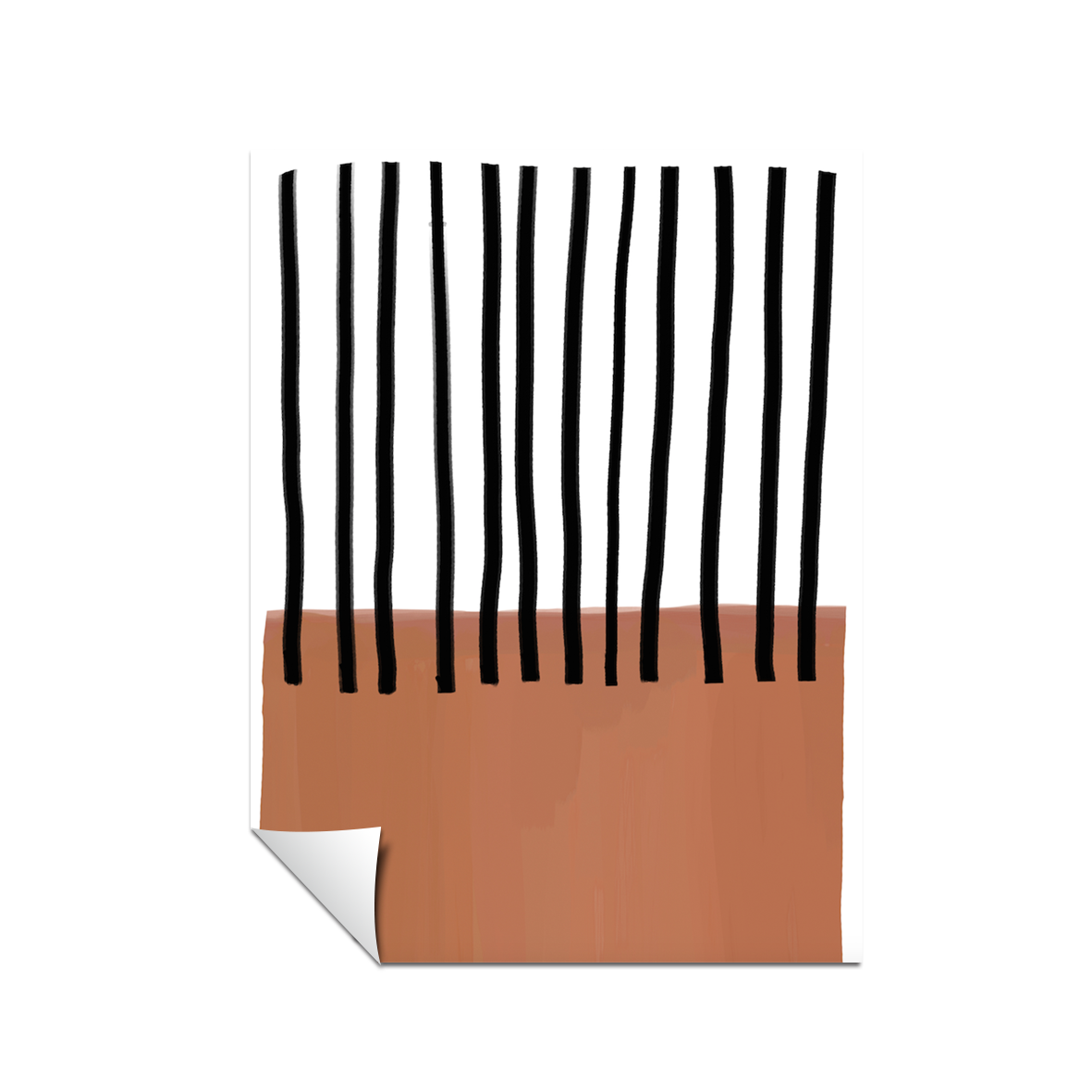 Minimalista abstracta, boho beige 10