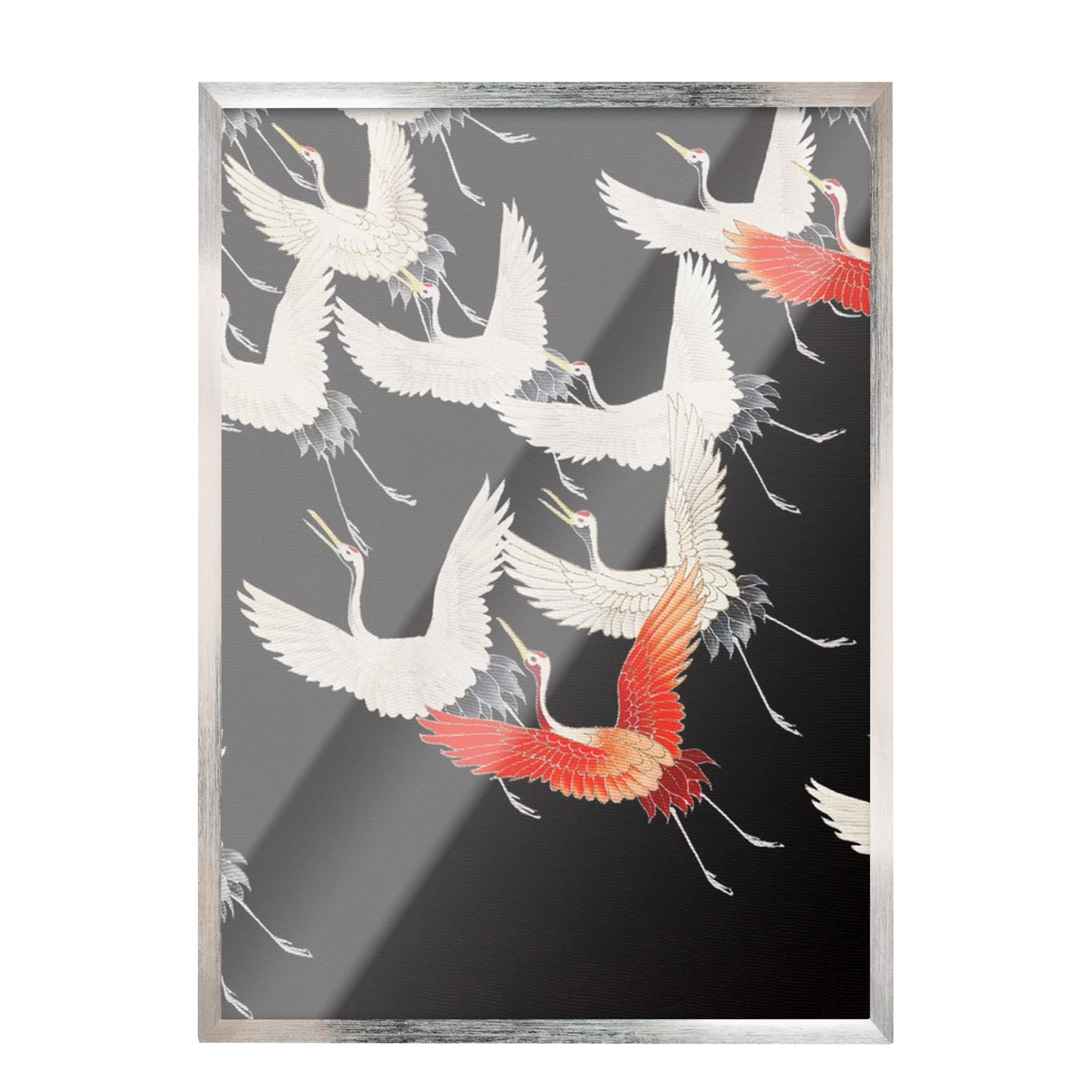 Flock de grúas voladoras 119