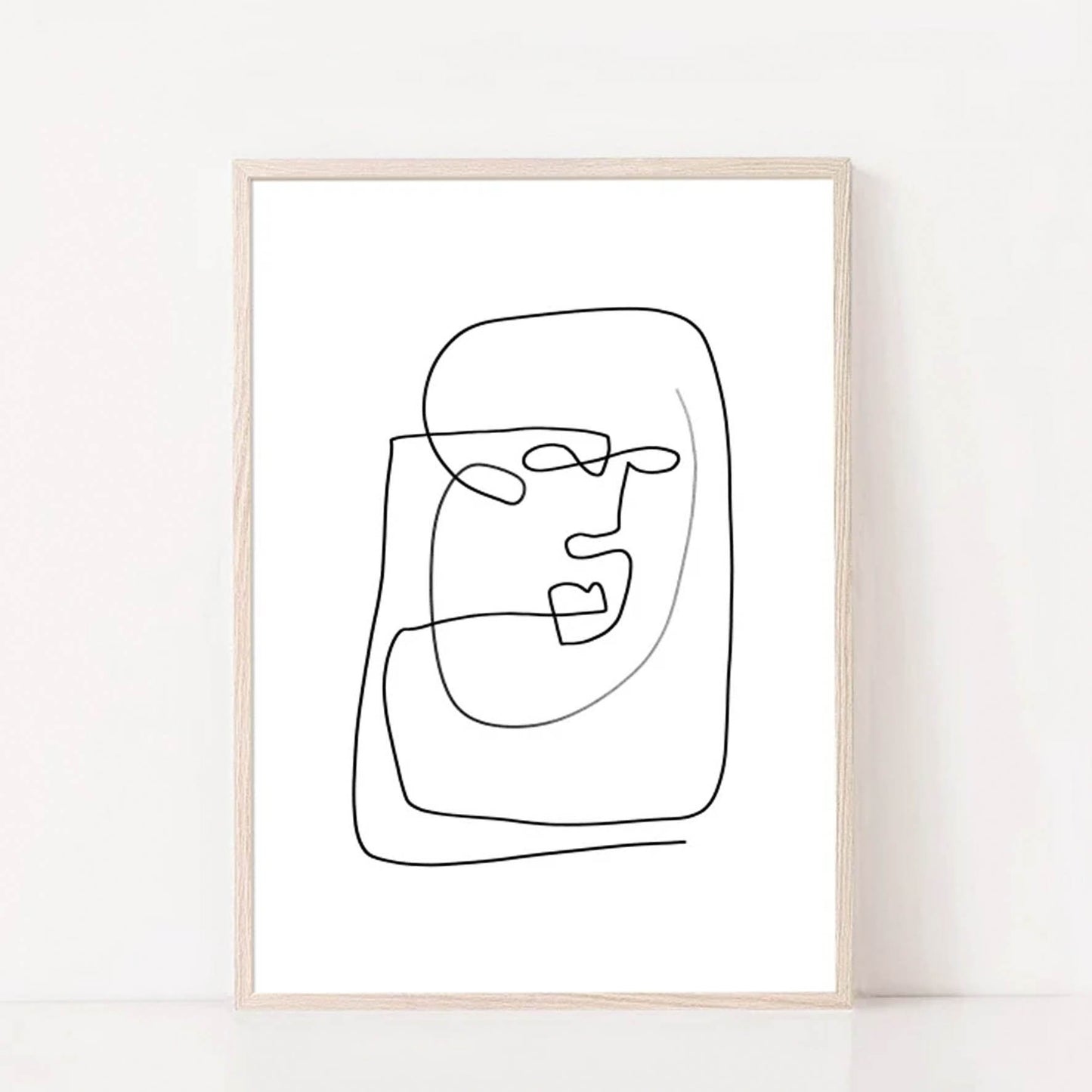 Abstracto Line Art rostro 13
