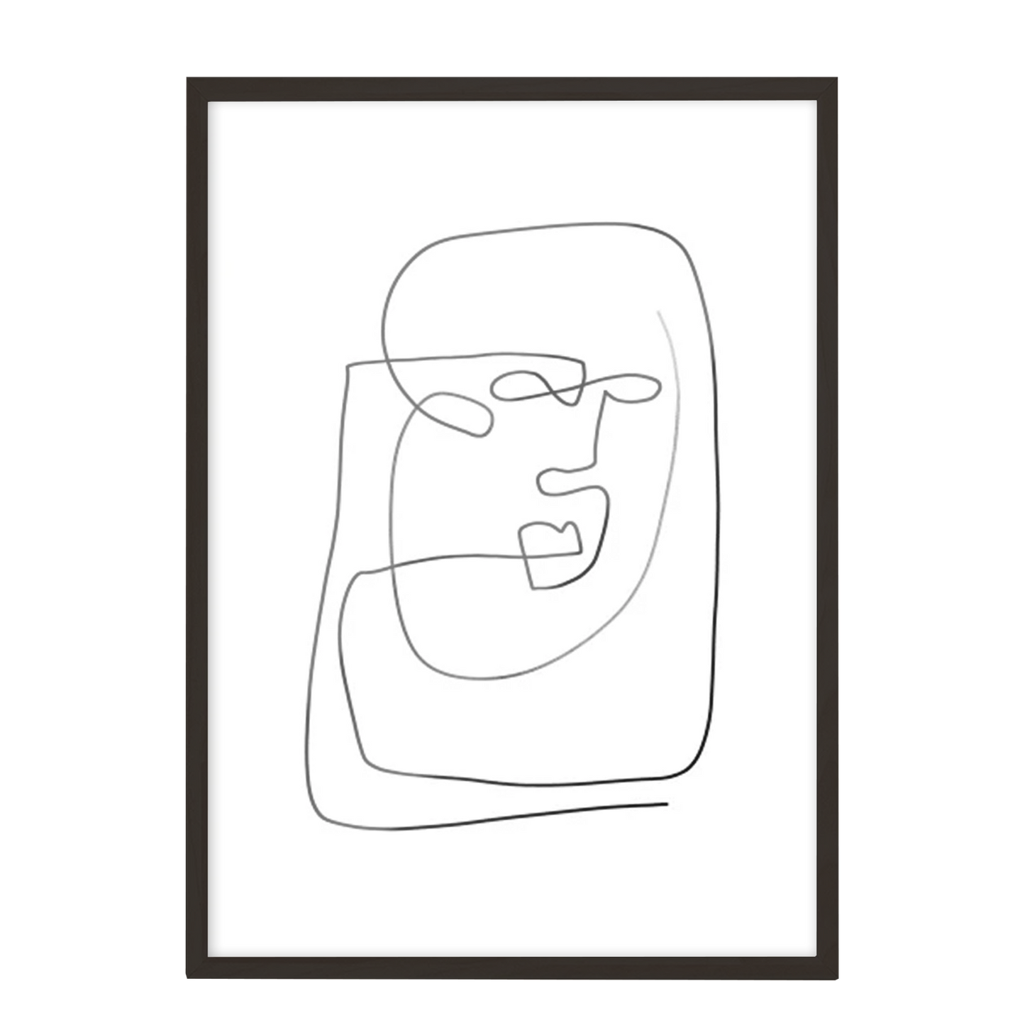 Abstracto Line Art rostro 13
