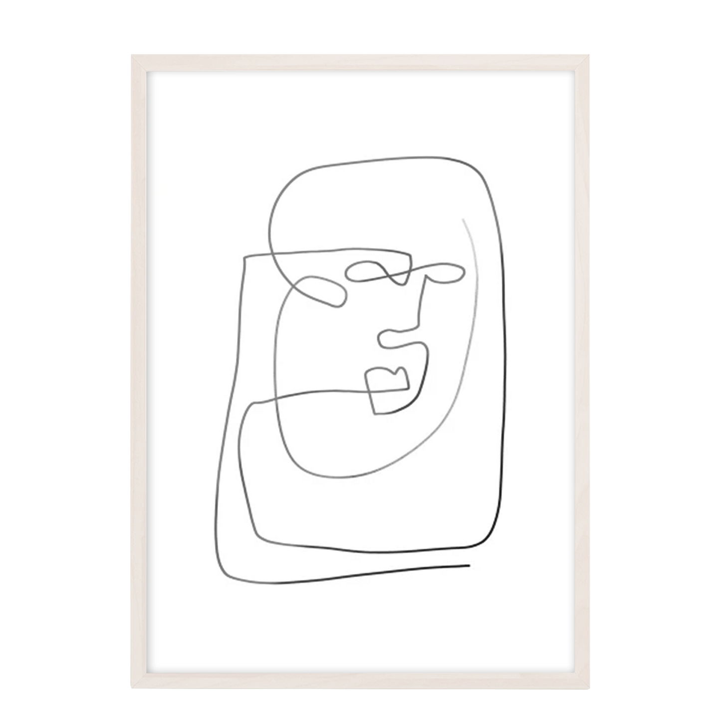 Abstracto Line Art rostro 13