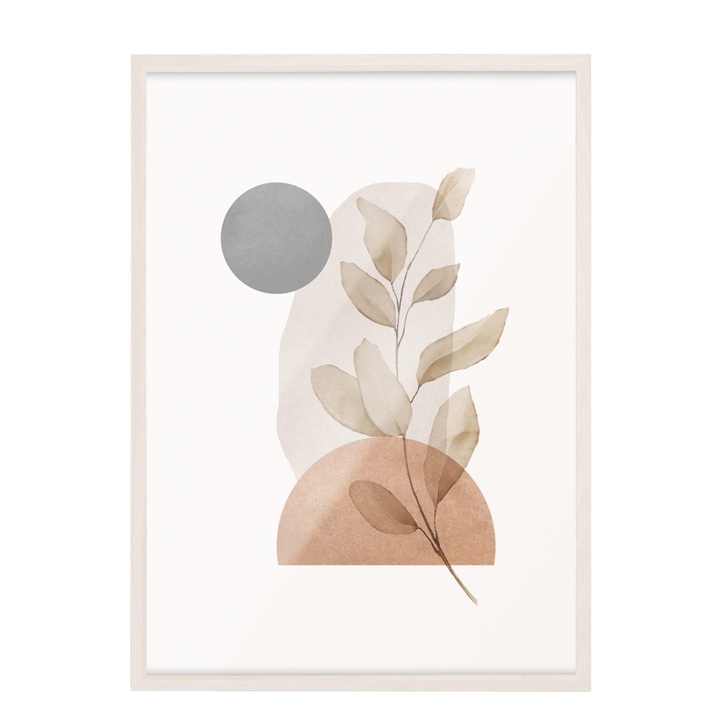 Minimalista abstracta, boho beige 14