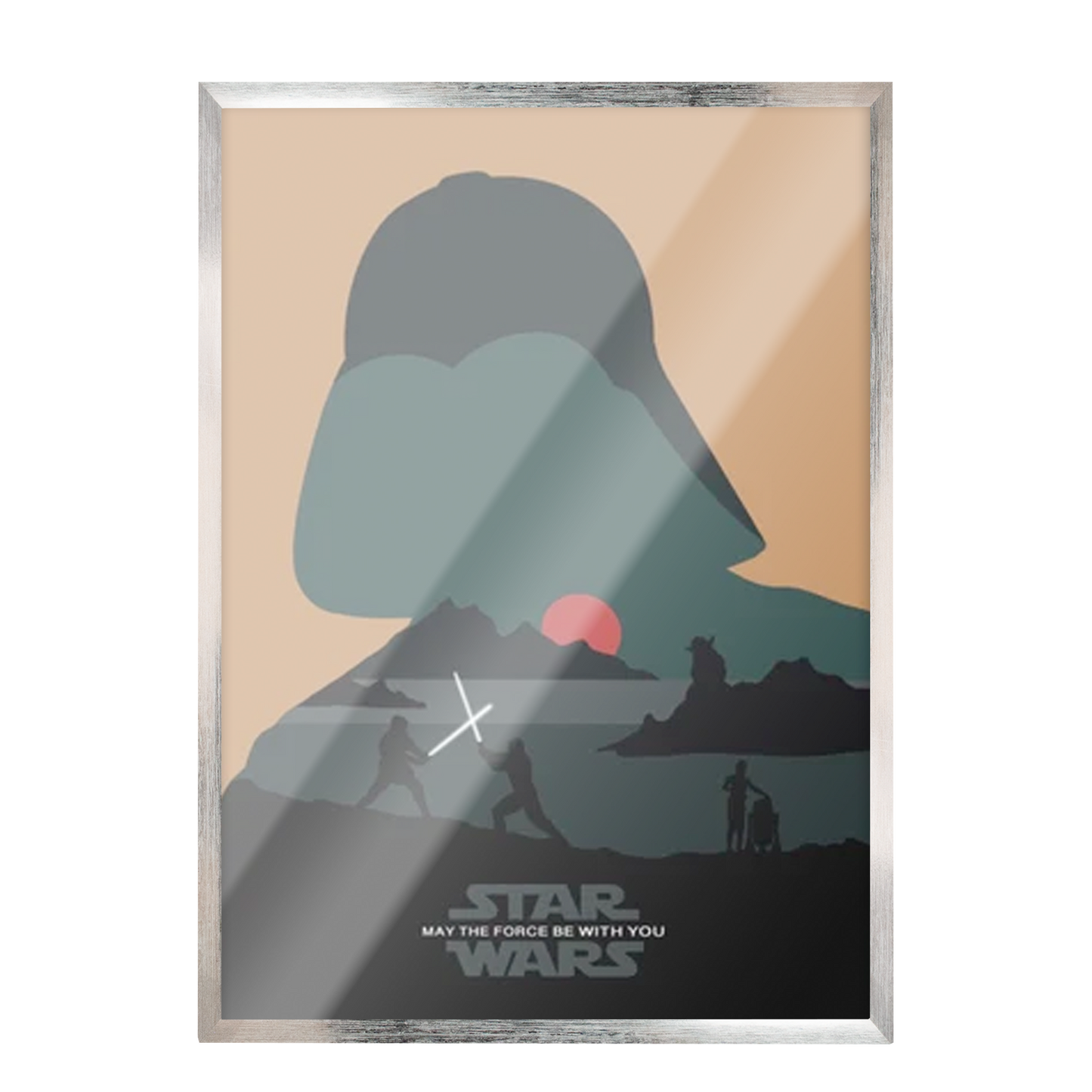 STAR WARS. Póster de película minimalista 160