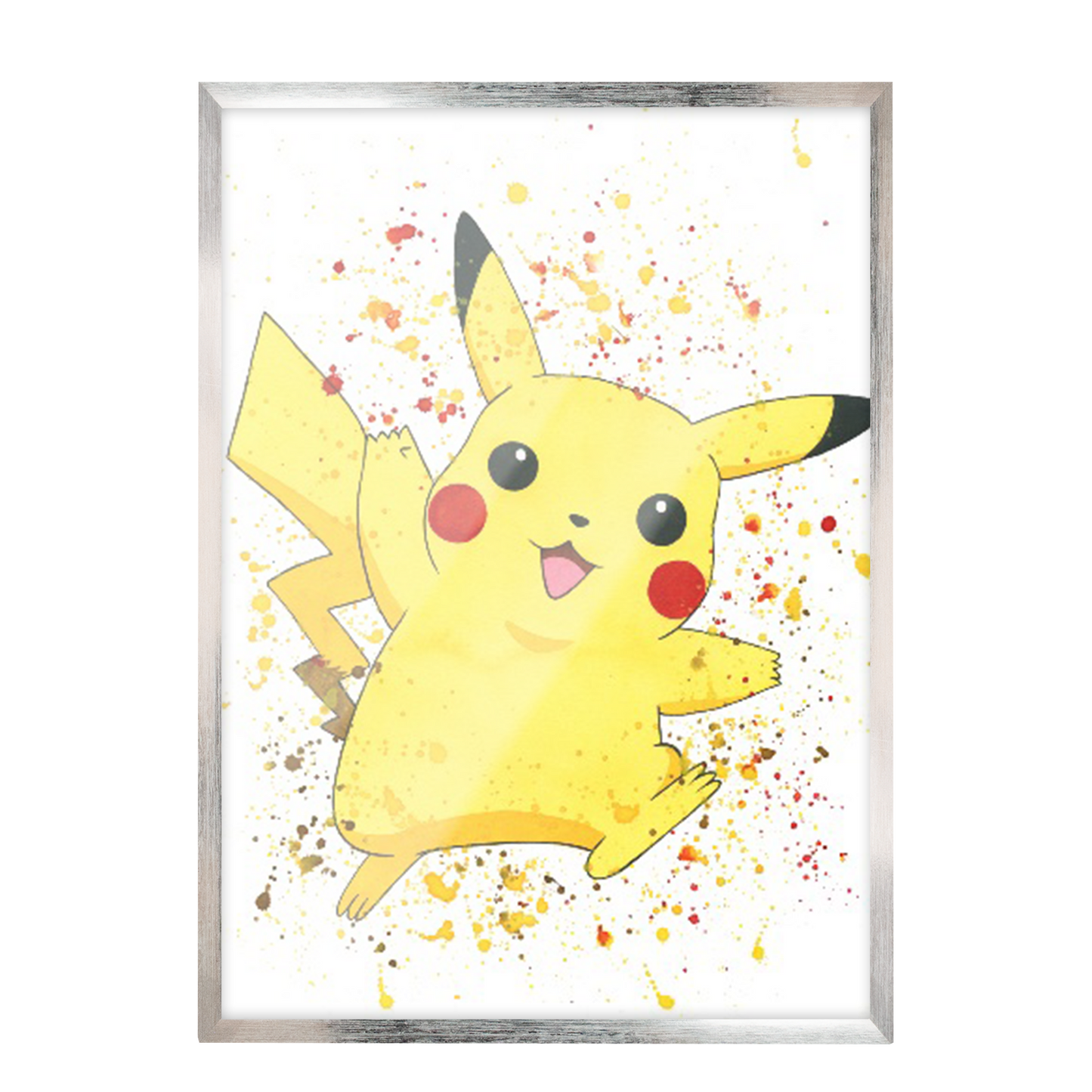 Pokemon arte de acuarela Pikachu 166