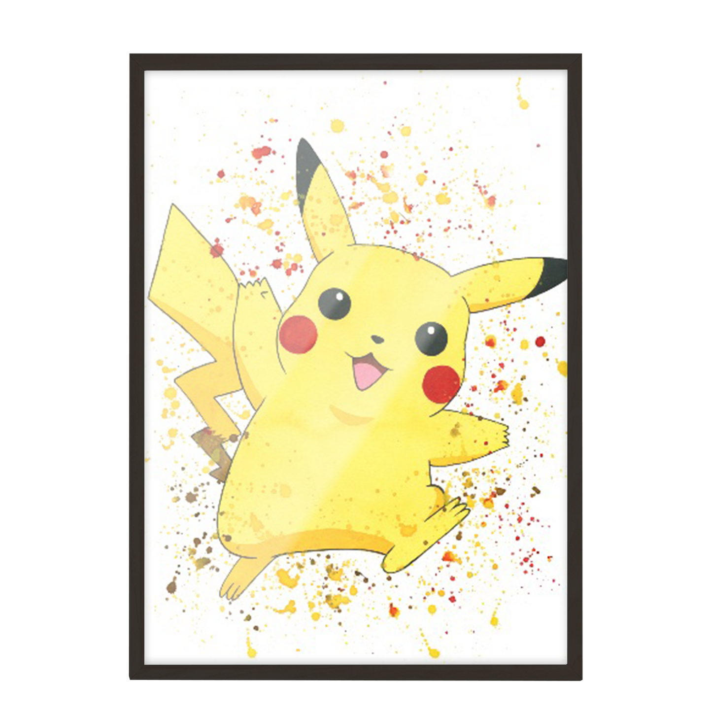 Pokemon arte de acuarela Pikachu 166