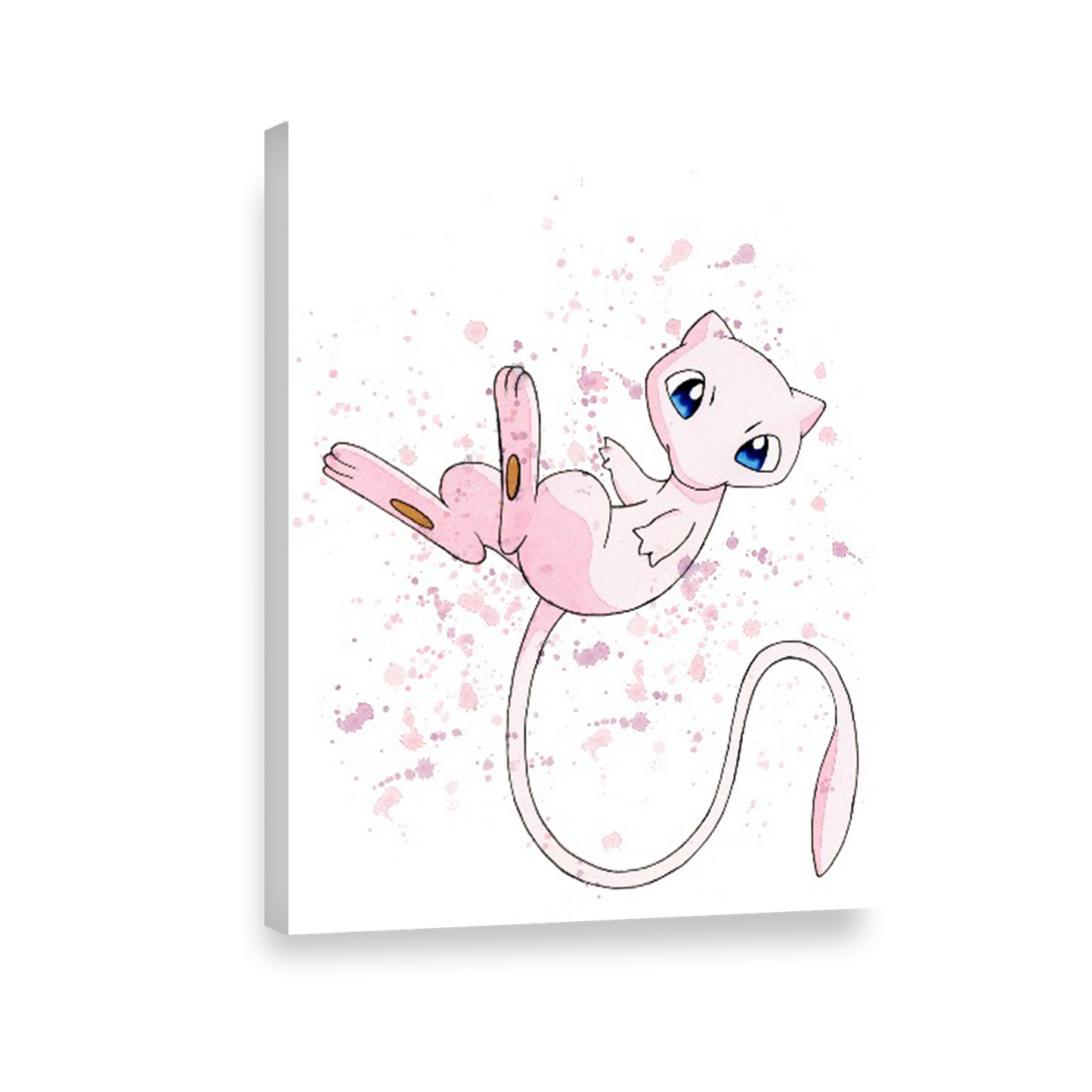 Pokemon arte de acuarela Mew 168