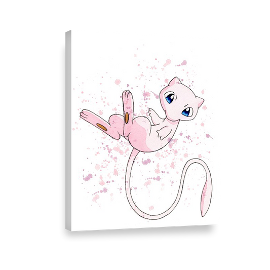 Pokemon arte de acuarela Mew 168