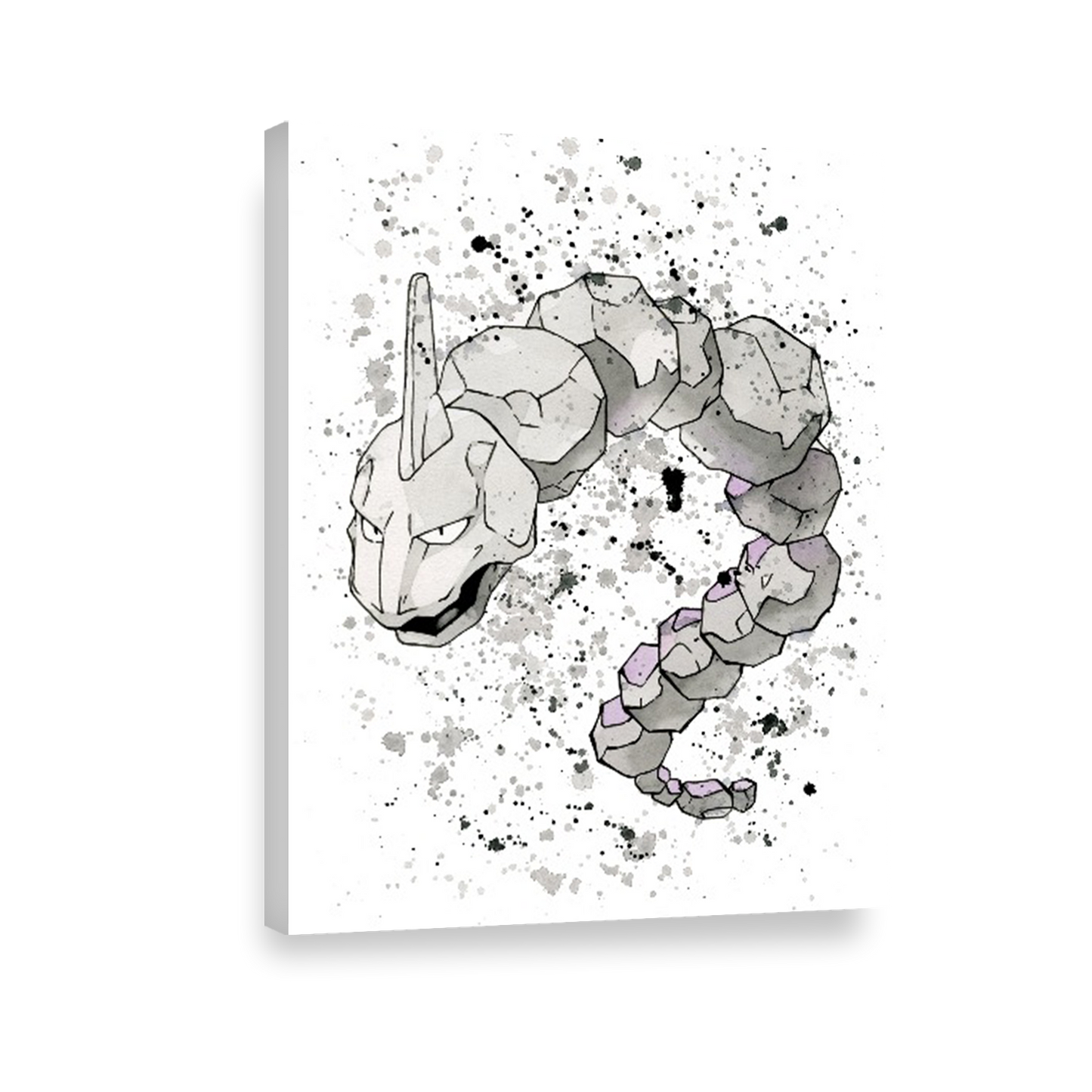 Pokemon arte de acuarela Onix 169