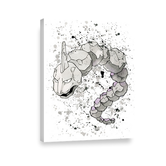 Pokemon arte de acuarela Onix 169