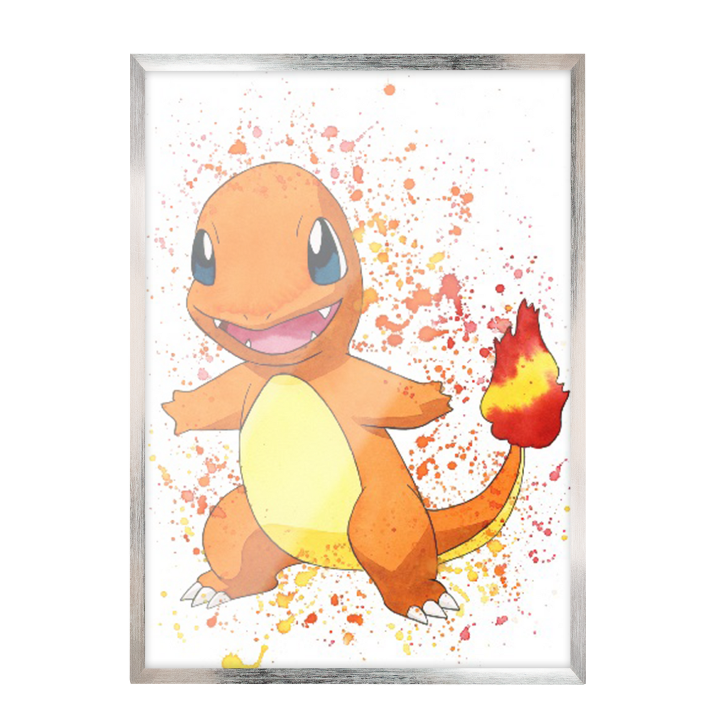 Pokemon arte de acuarela Charmander 170