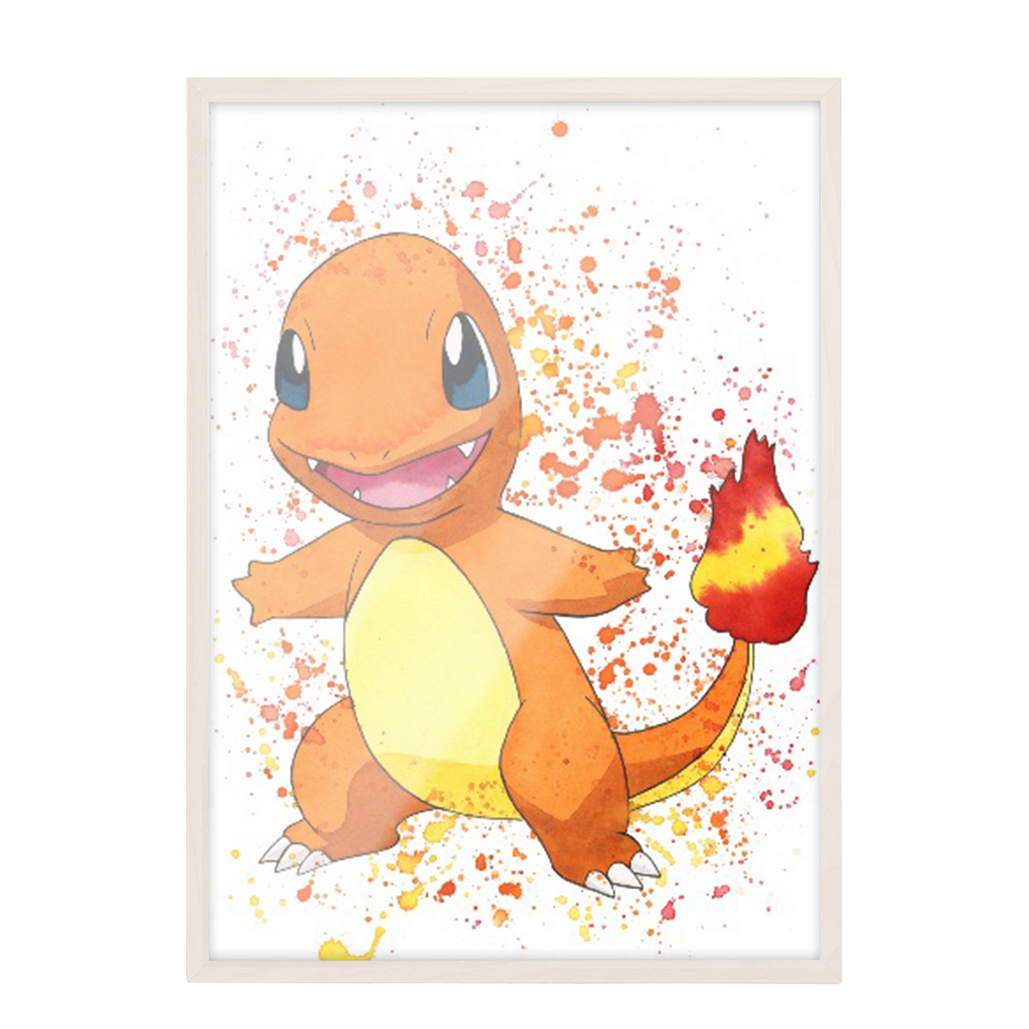 Pokemon arte de acuarela Charmander 170