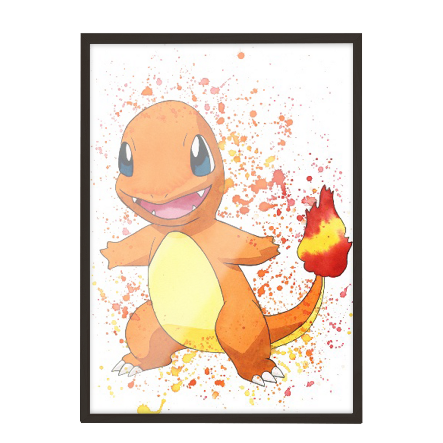 Pokemon arte de acuarela Charmander 170