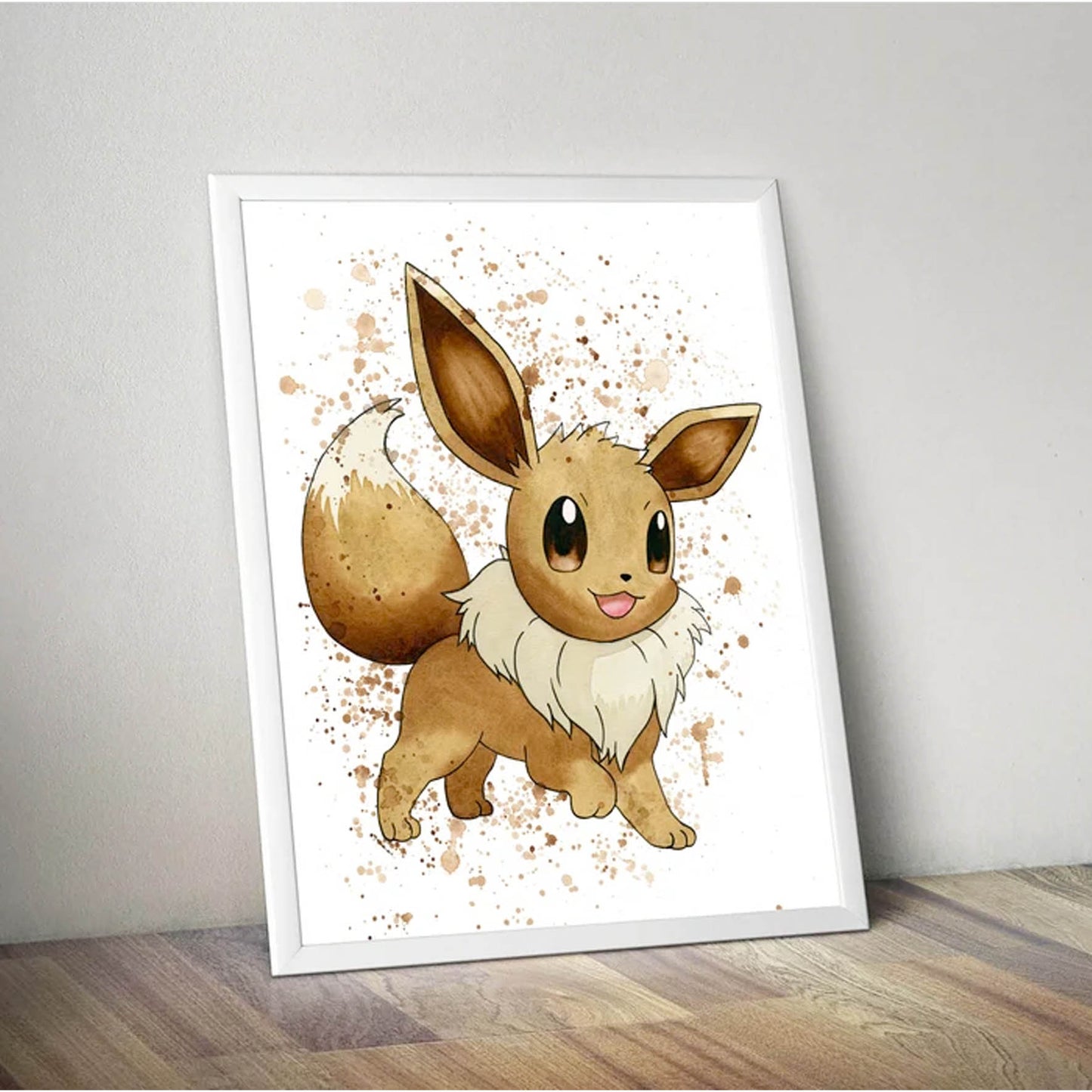 Pokemon arte de acuarela Eevee 172
