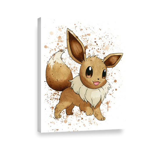 Pokemon arte de acuarela Eevee 172