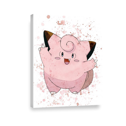 Pokemon arte de acuarela Clefairy 173
