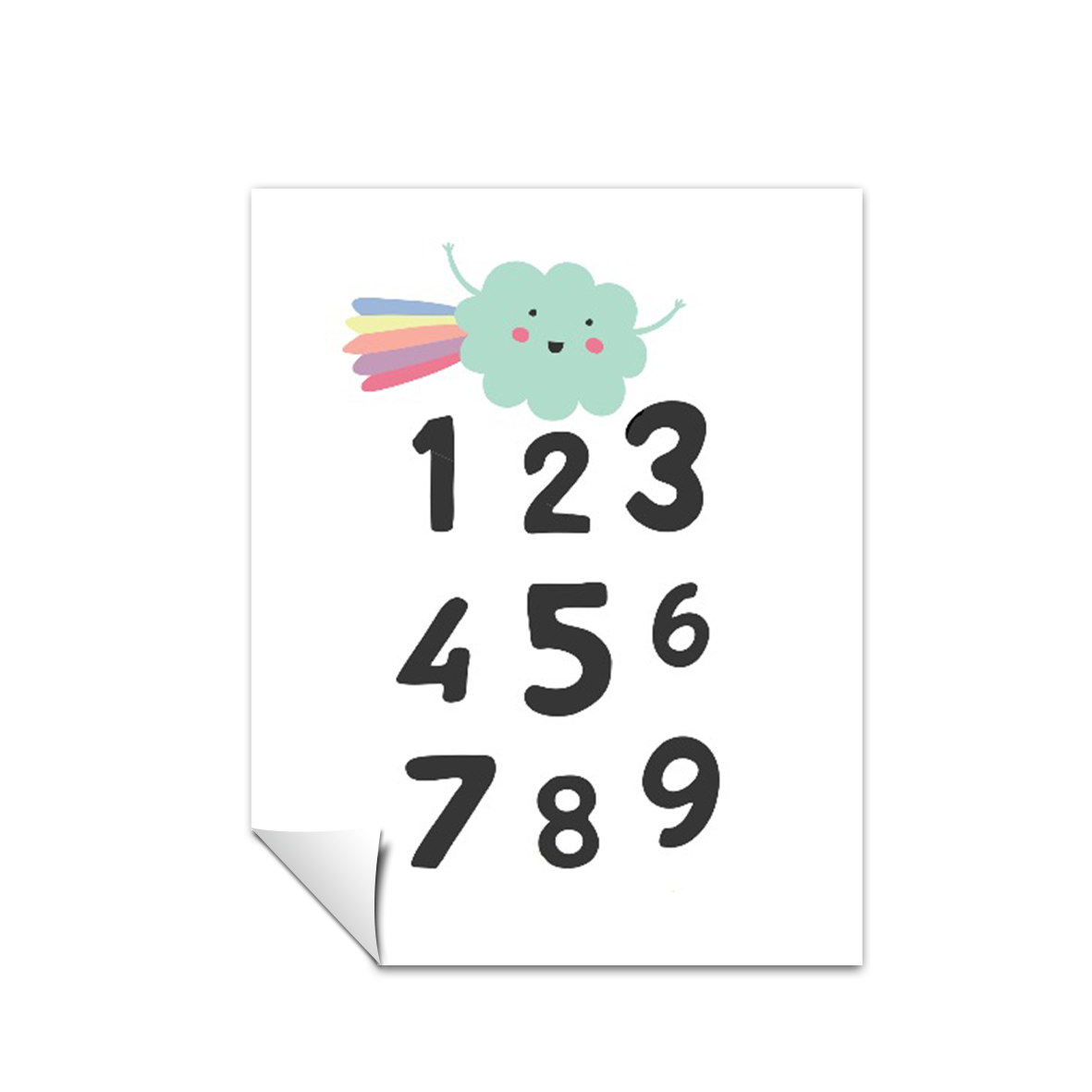 Numeros decoración para niños y niñas 178