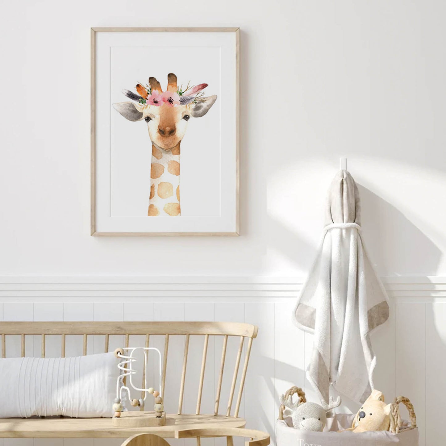 Animales Jirafa Flores decoración 184