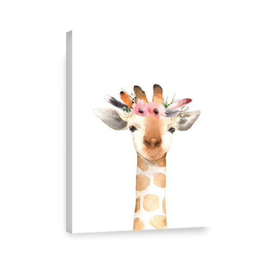 Animales Jirafa Flores decoración 184