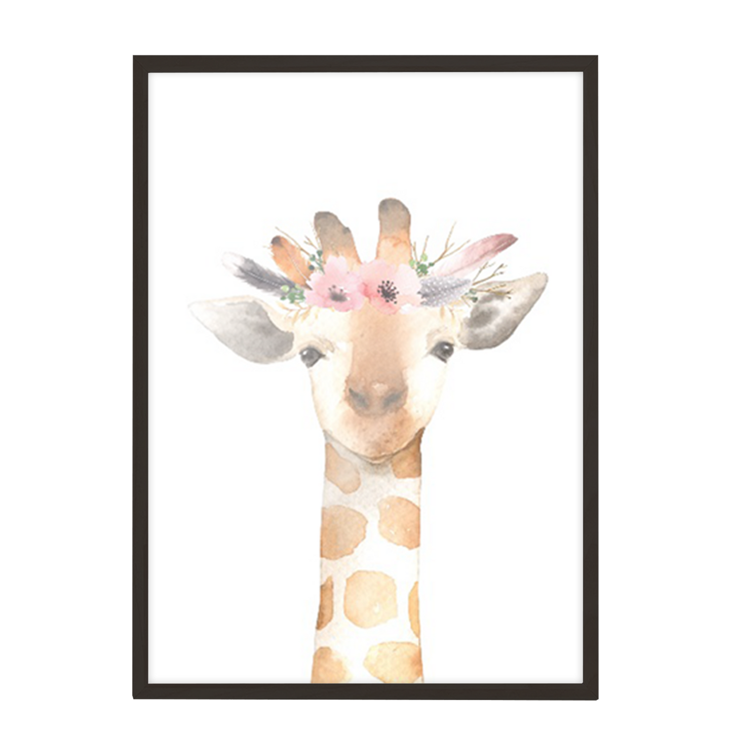 Animales Jirafa Flores decoración 184