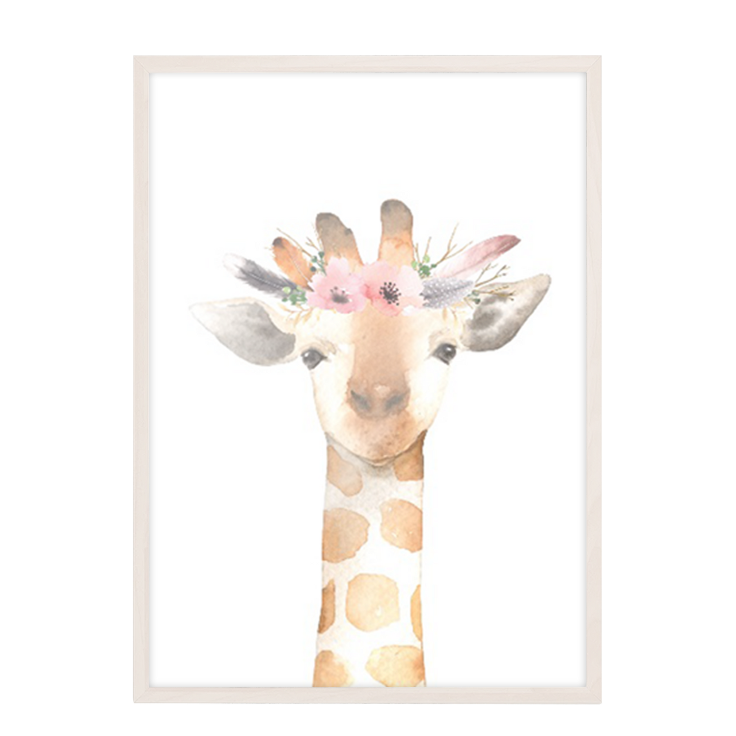 Animales Jirafa Flores decoración 184