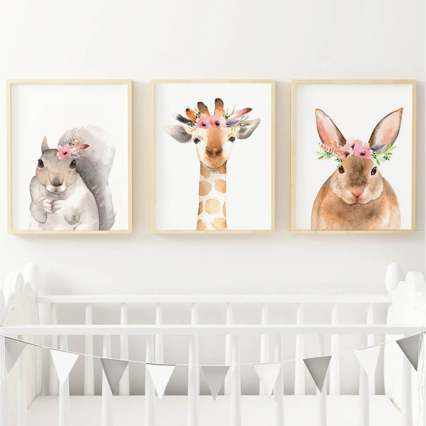 Animales Conejo Flores decoración 185
