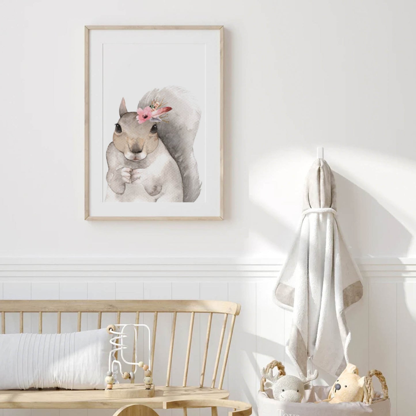 Animales ardilla Flores decoración 186