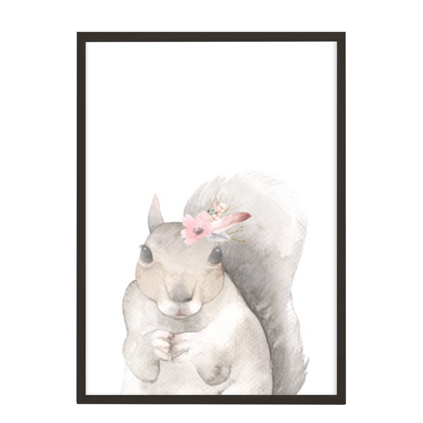 Animales ardilla Flores decoración 186