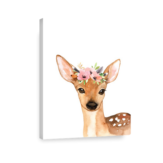 Animales Ciervo Flores decoración 187