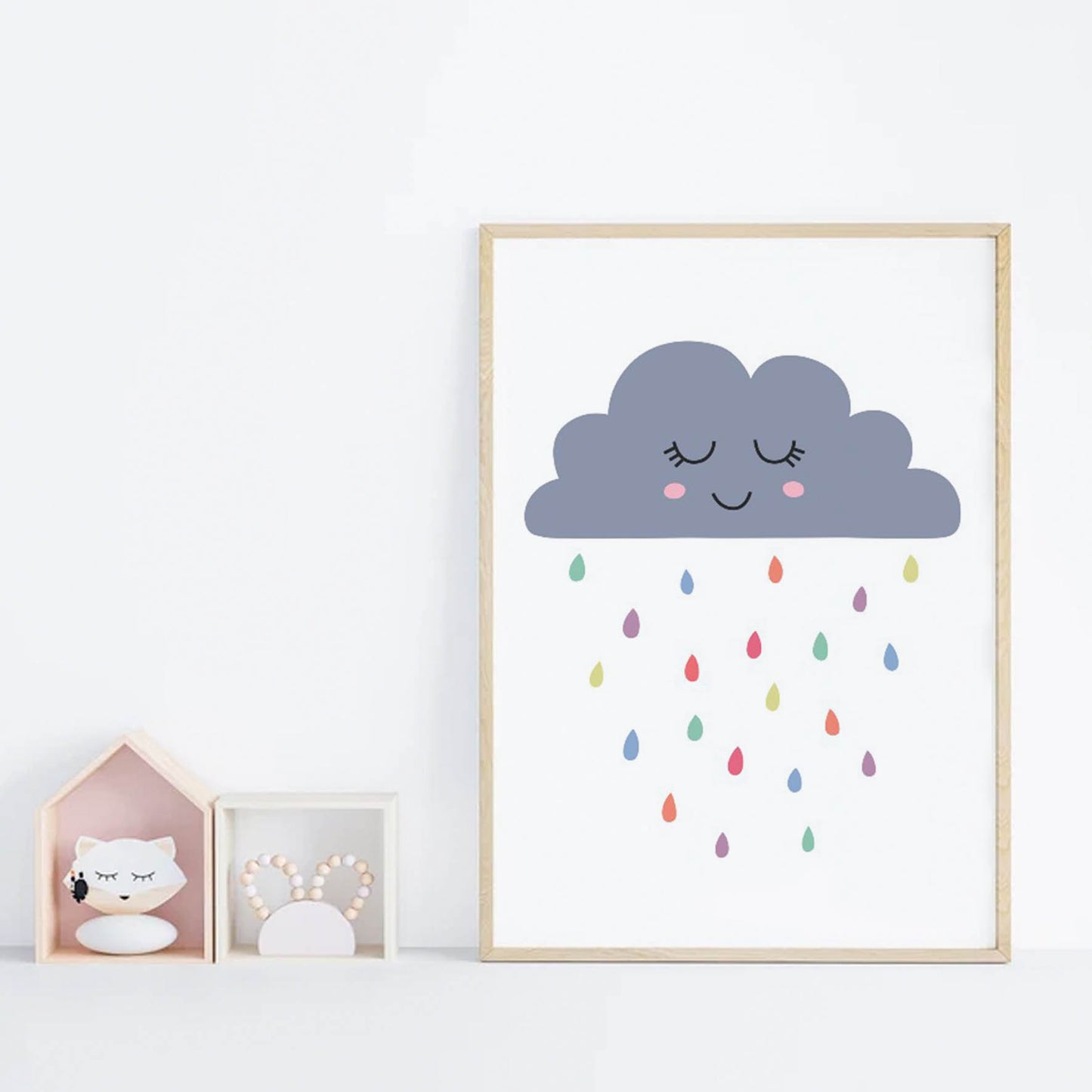 Ilustración Nube lluvia, decoración Niños/ Niñas 190