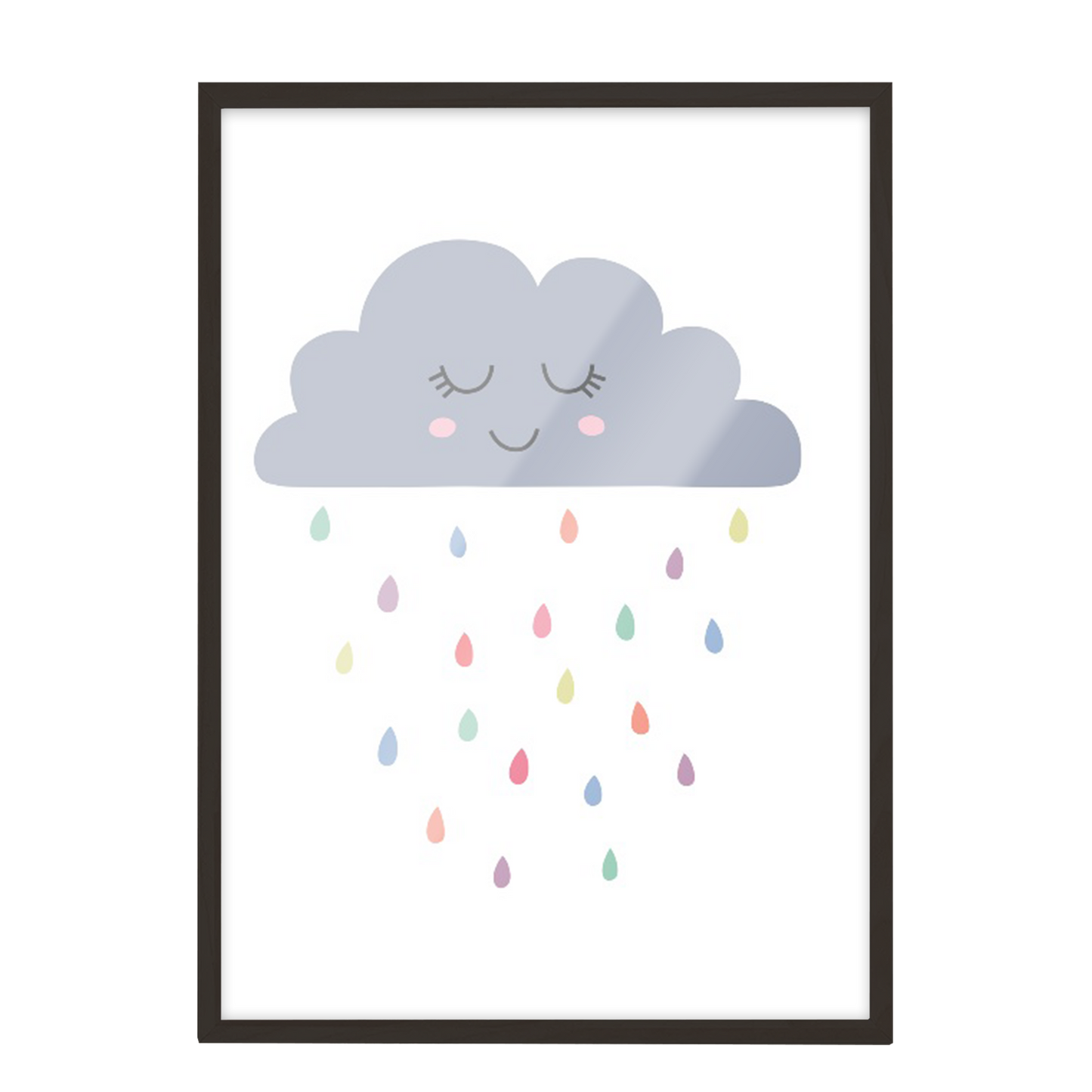 Ilustración Nube lluvia, decoración Niños/ Niñas 190