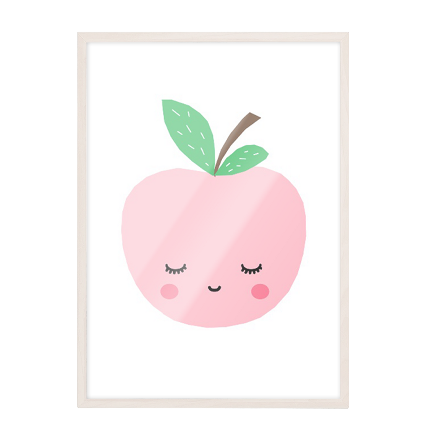 Ilustración Frutas Manzana, decoración 196