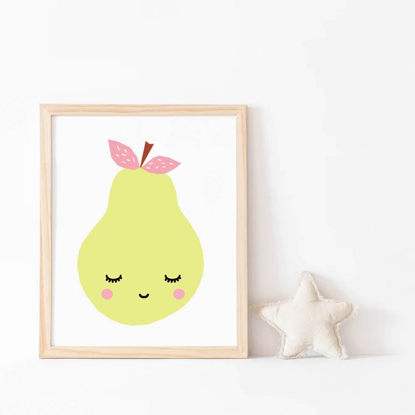 Ilustración Frutas Pera, decoración 197