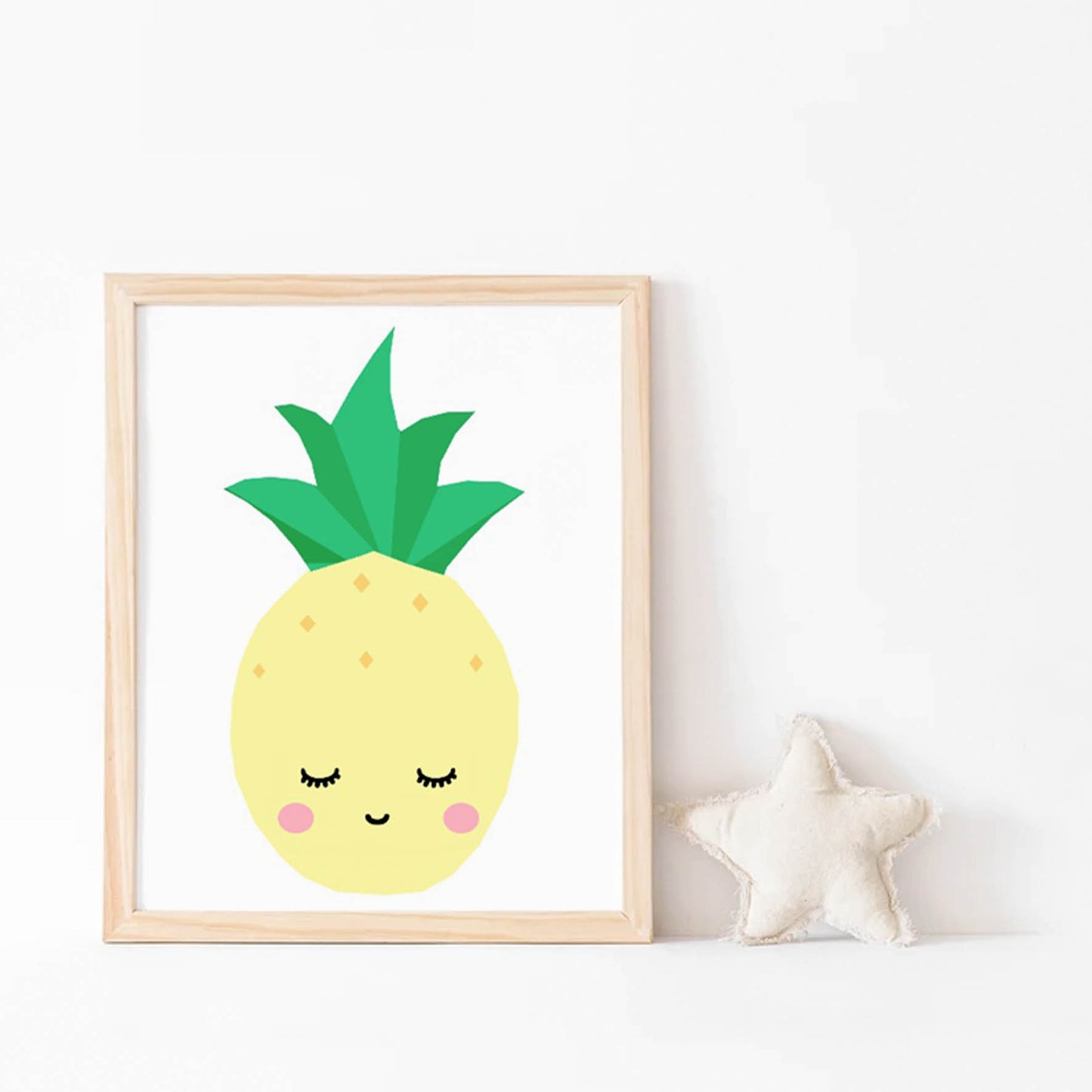 Ilustración Frutas Piña, decoración 198