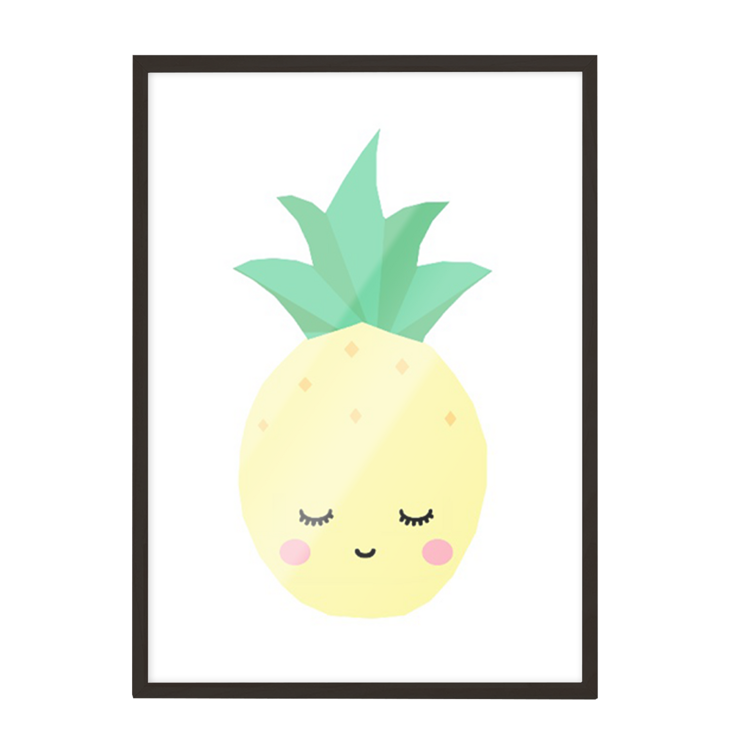 Ilustración Frutas Piña, decoración 198