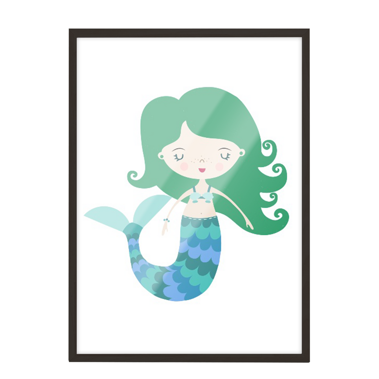 Ilustración sirena, decoración 201