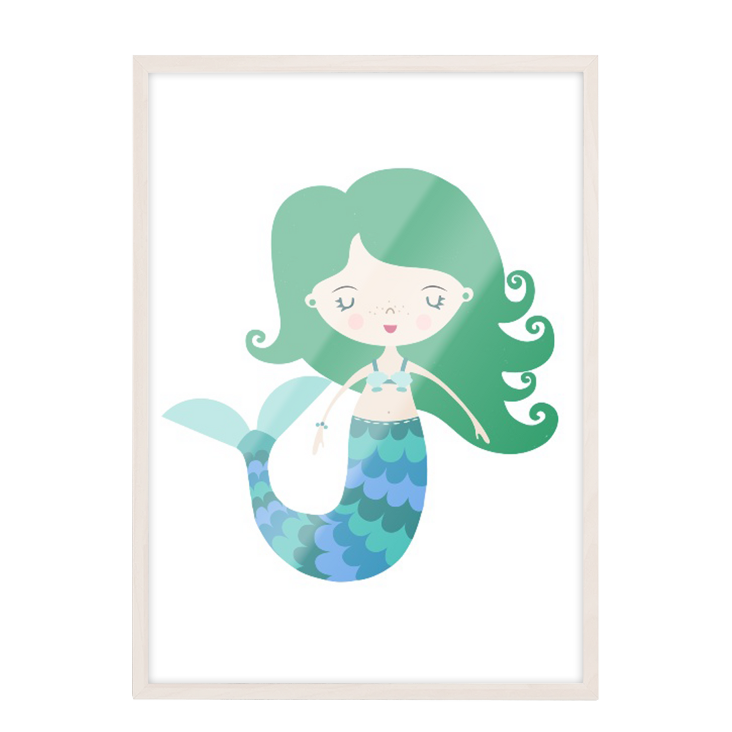 Ilustración sirena, decoración 201