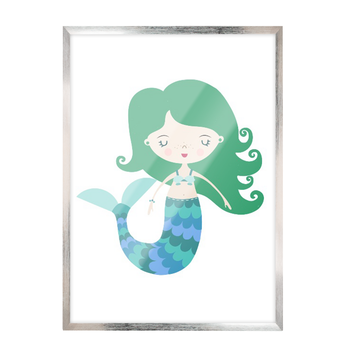 Ilustración sirena, decoración 201