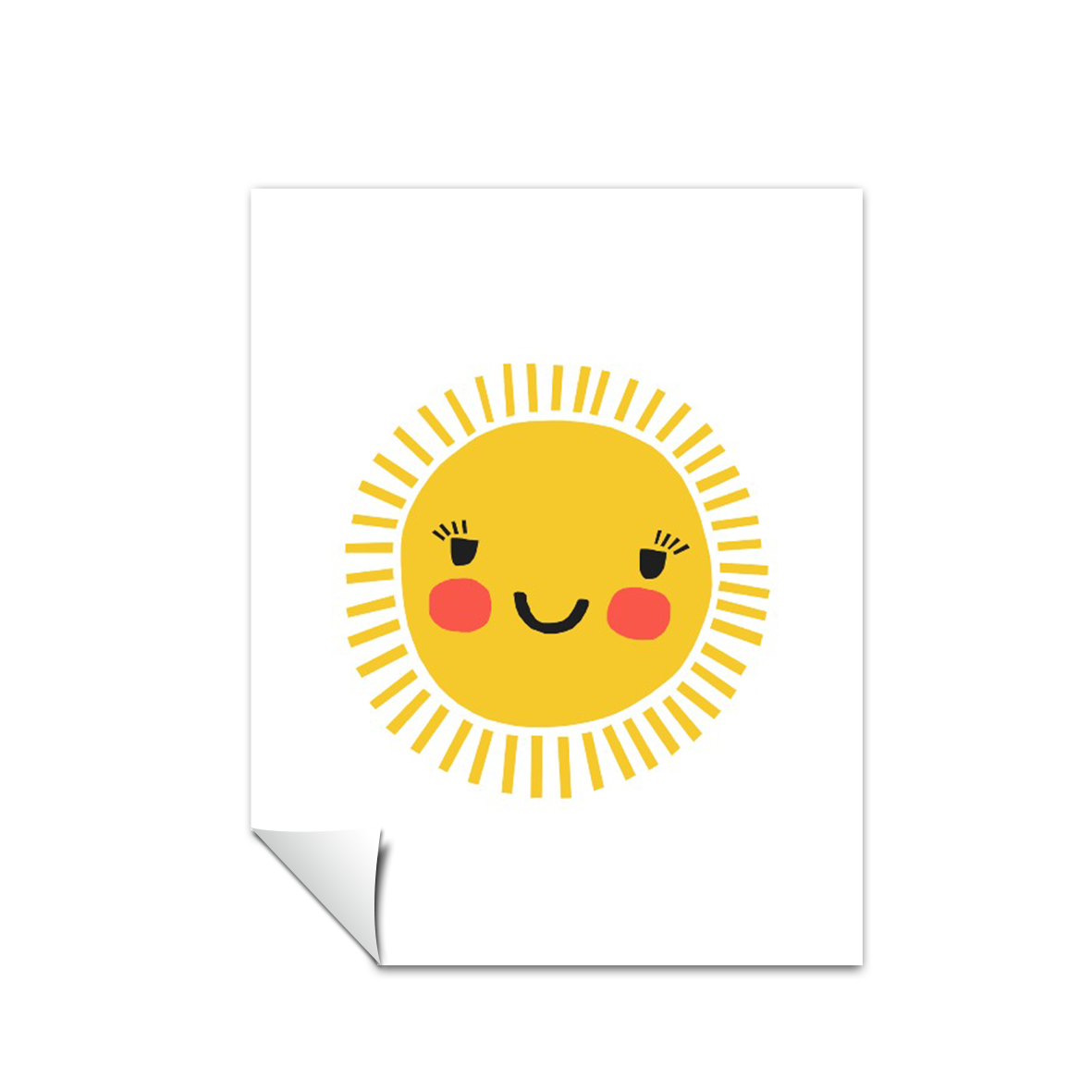 Ilustración Sol, decoración 203