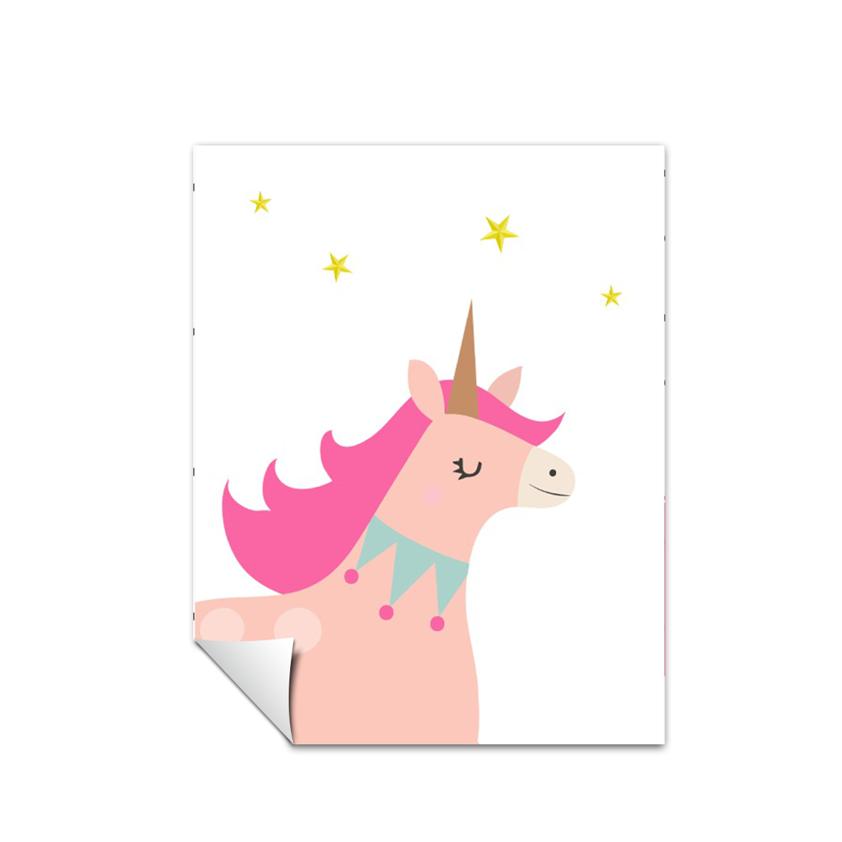 Ilustración Unicornio, decoración 204