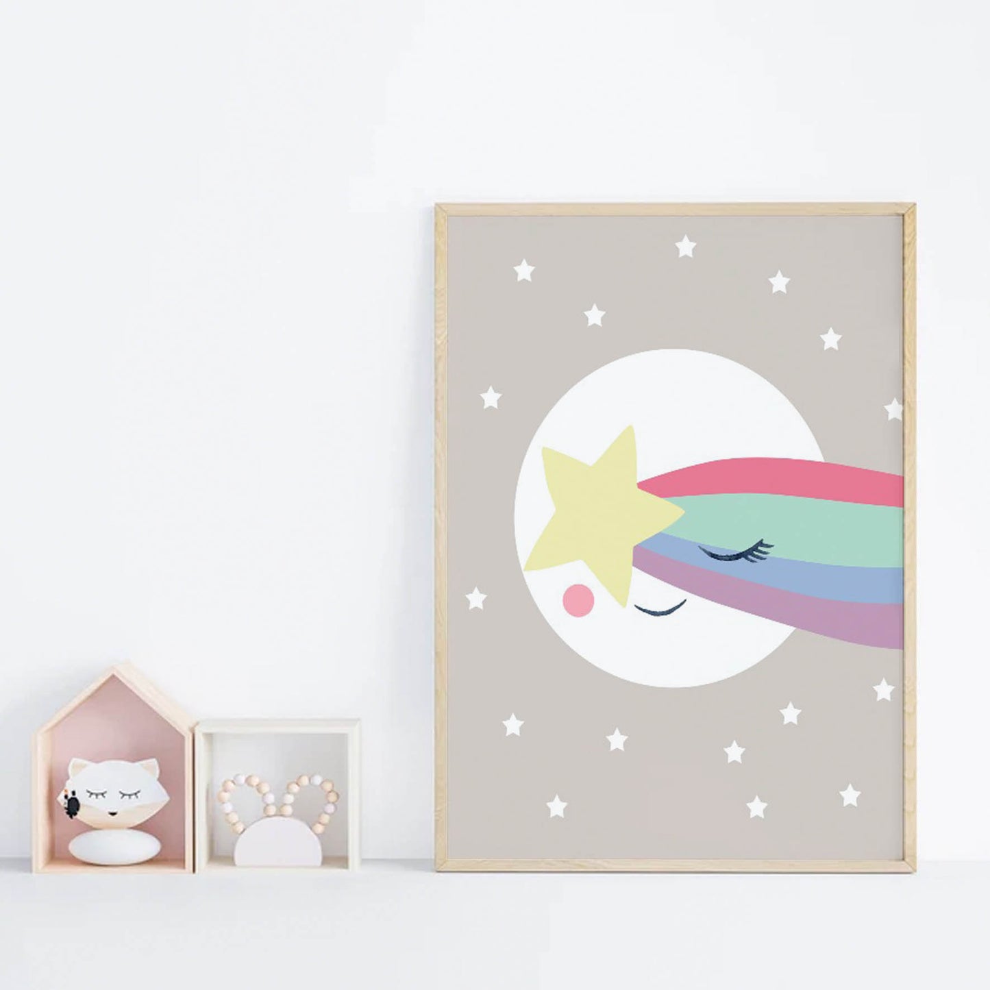 Ilustración Luna Estrella, decoración 210