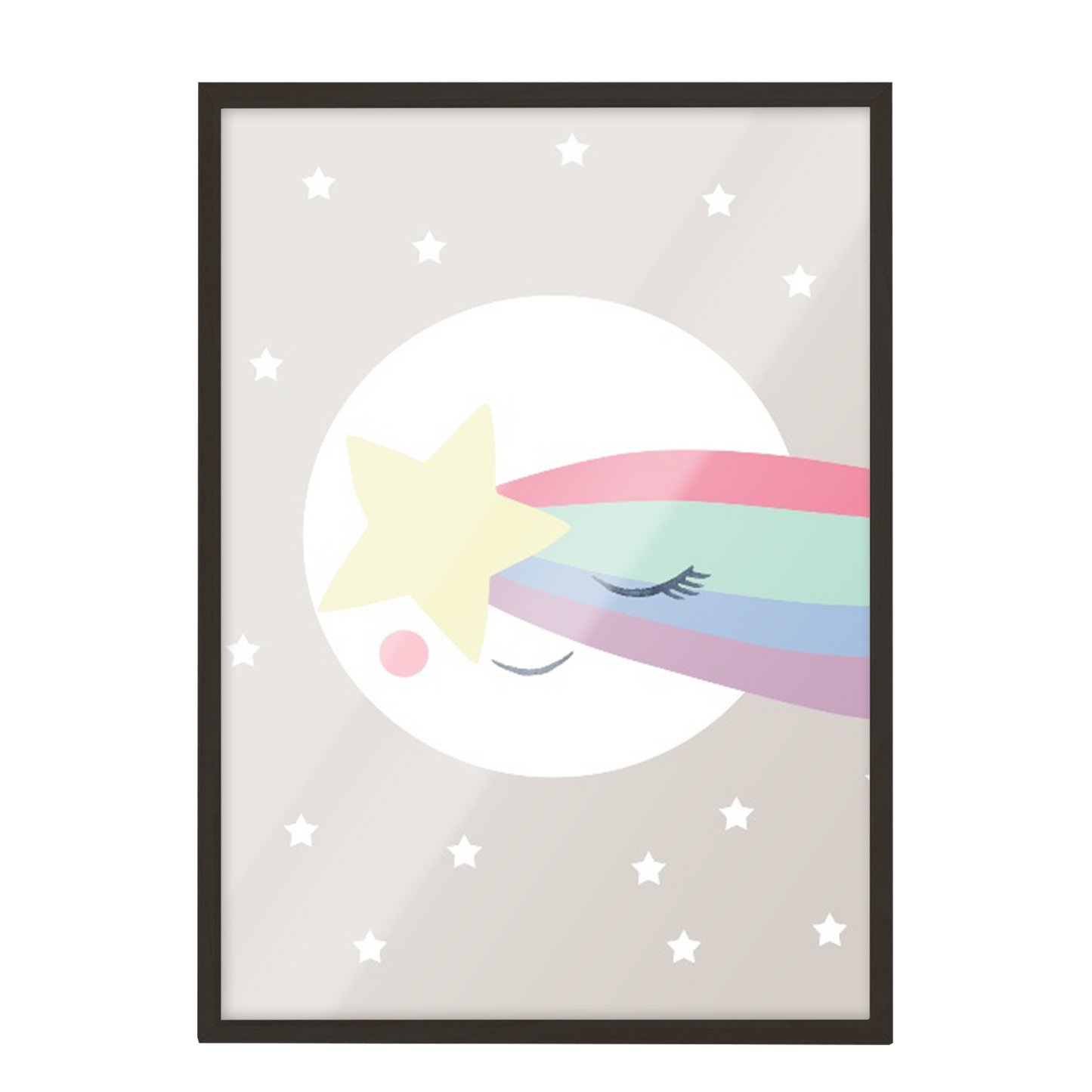 Ilustración Luna Estrella, decoración 210
