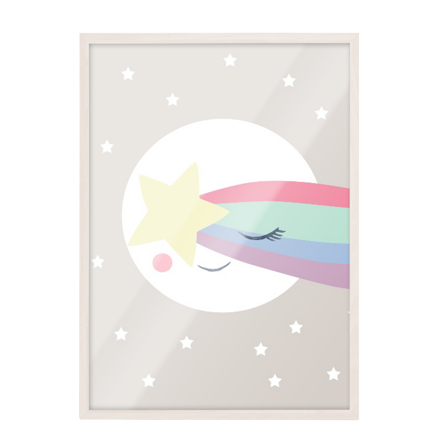 Ilustración Luna Estrella, decoración 210