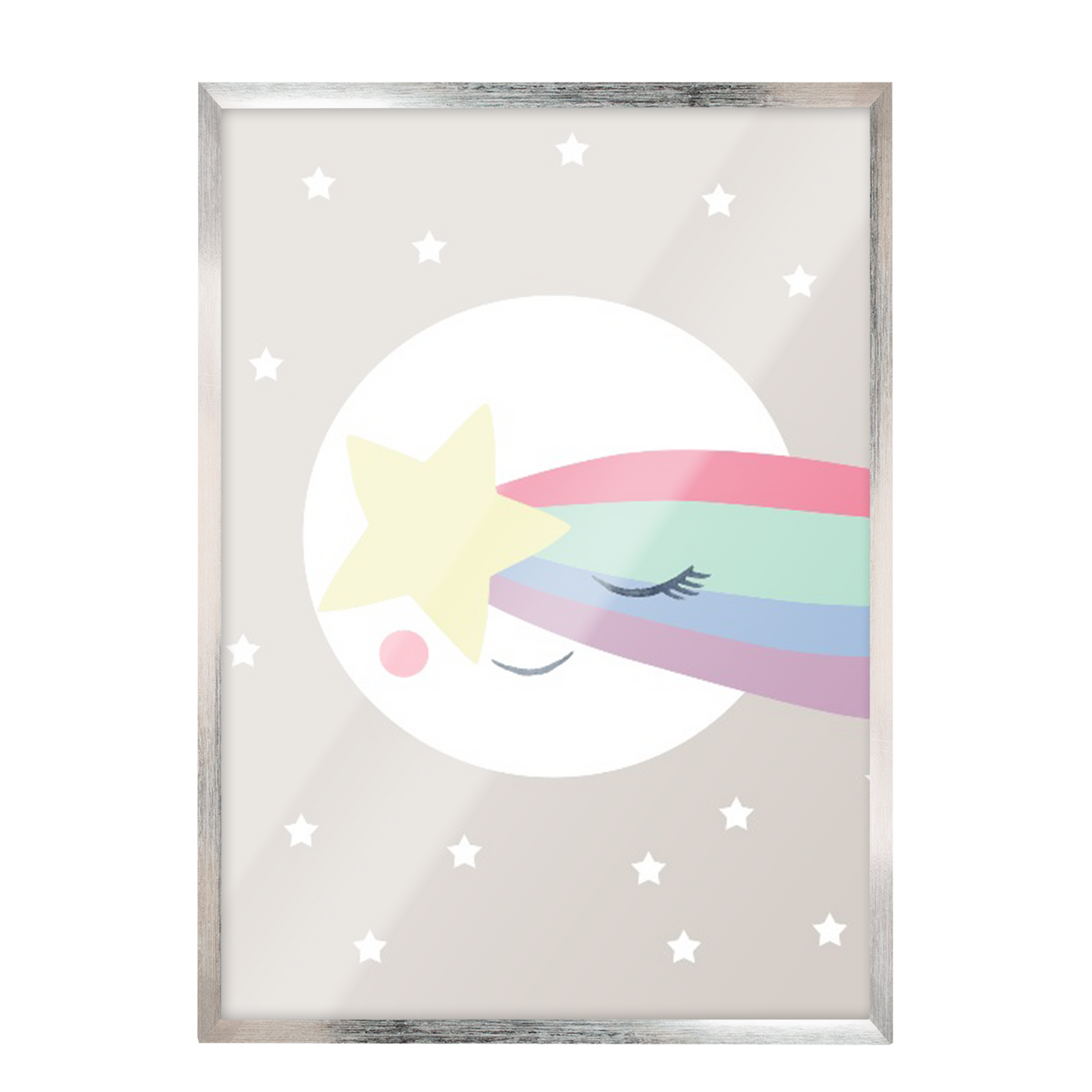 Ilustración Luna Estrella, decoración 210