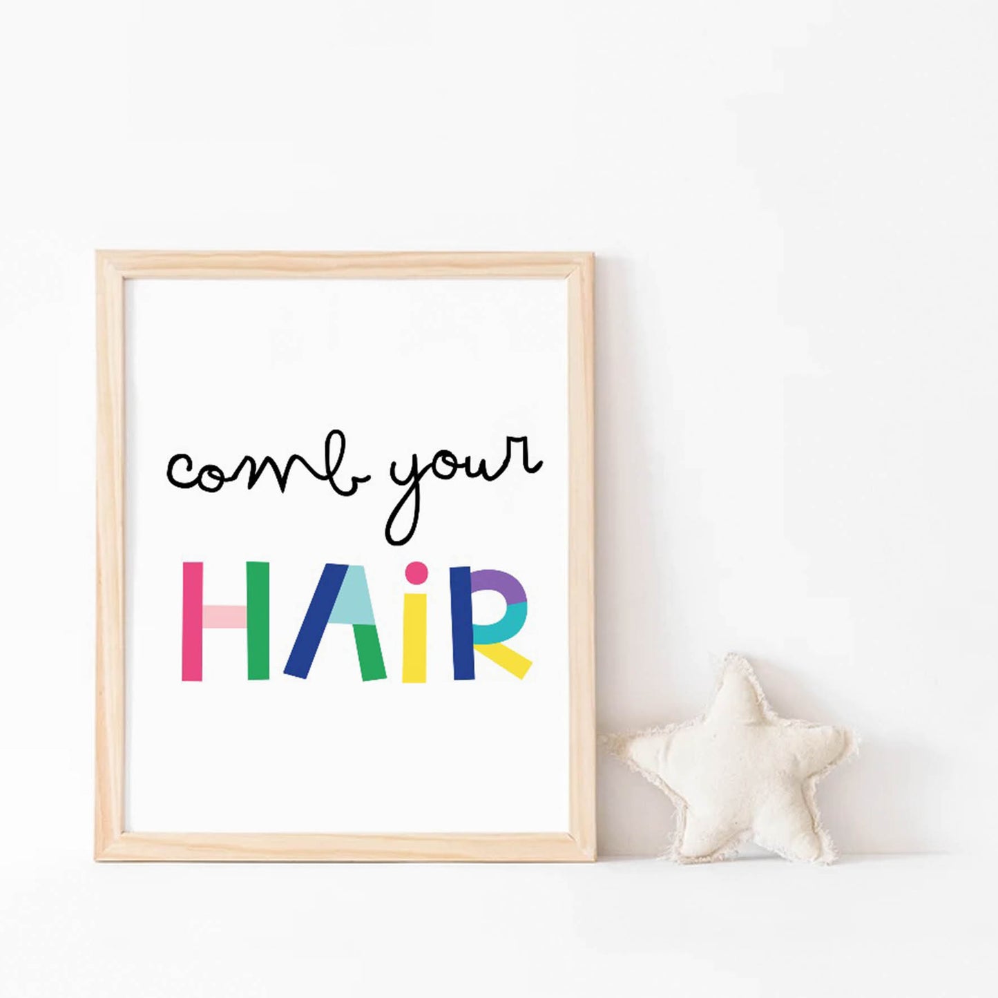 Ilustración frases colores , decoración 213