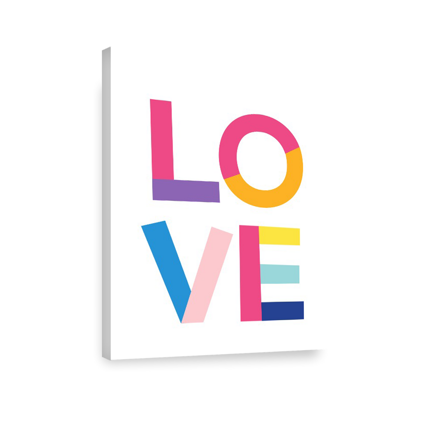 Ilustración letras colores Love , decoración 218