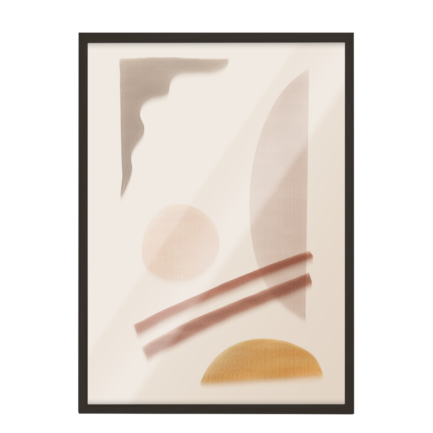 Minimalista abstracta, boho beige 21
