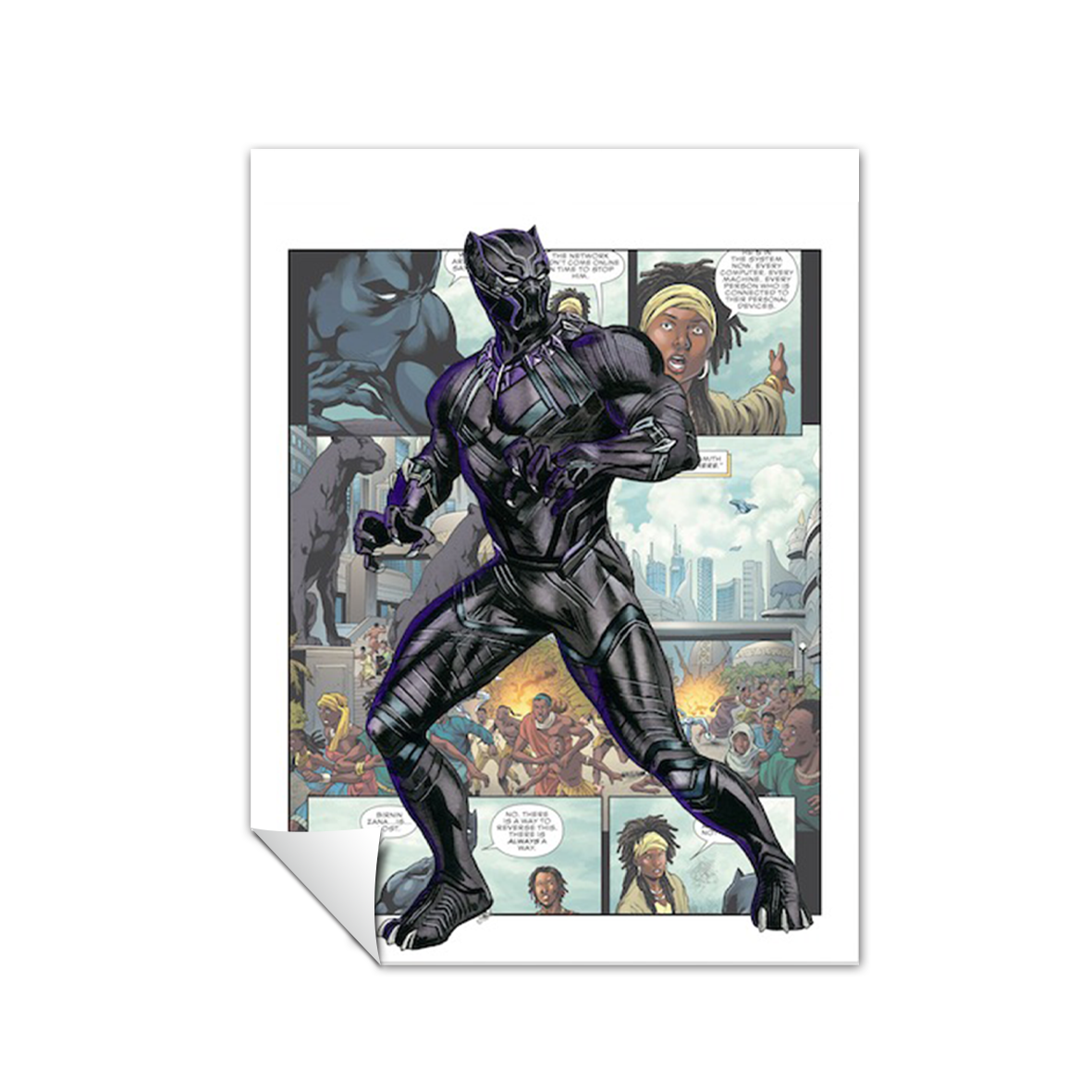 Superhéroes Cómic Pantera negra 256