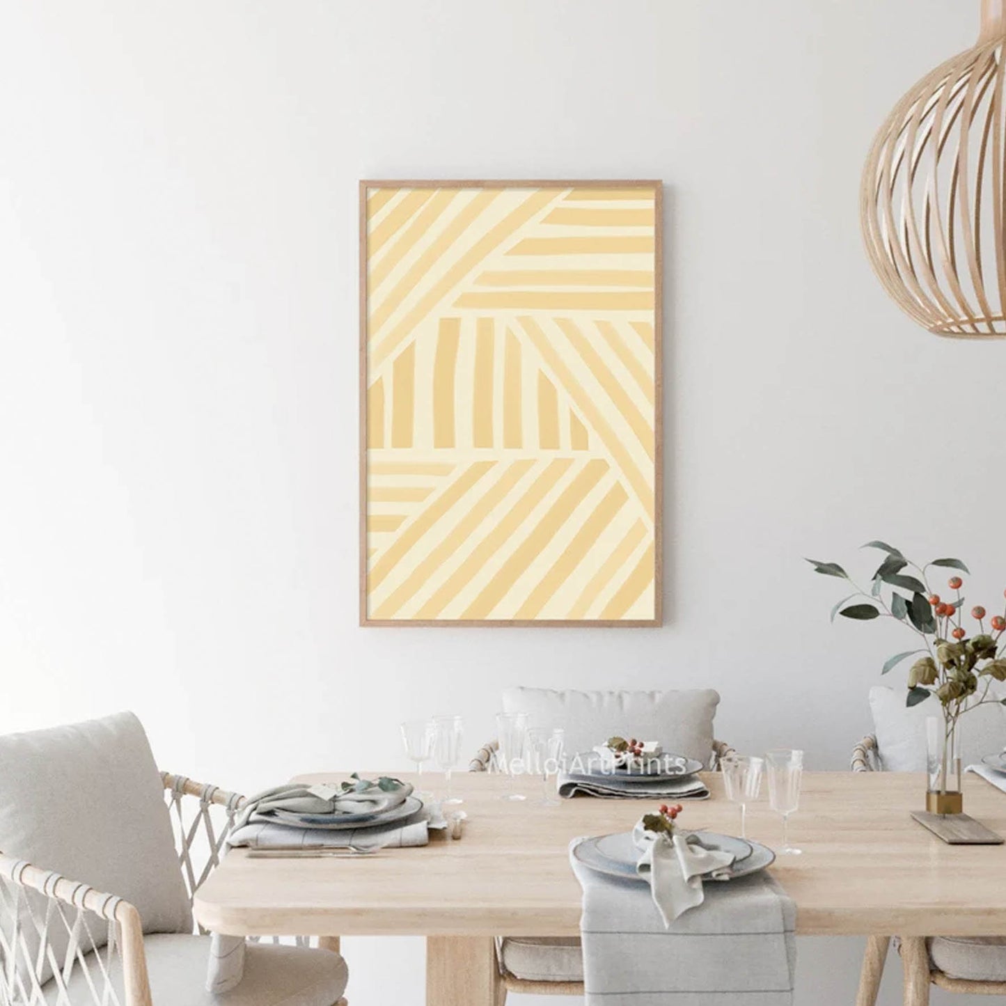 Arte abstracto de rayas, Arte moderno de pared 26