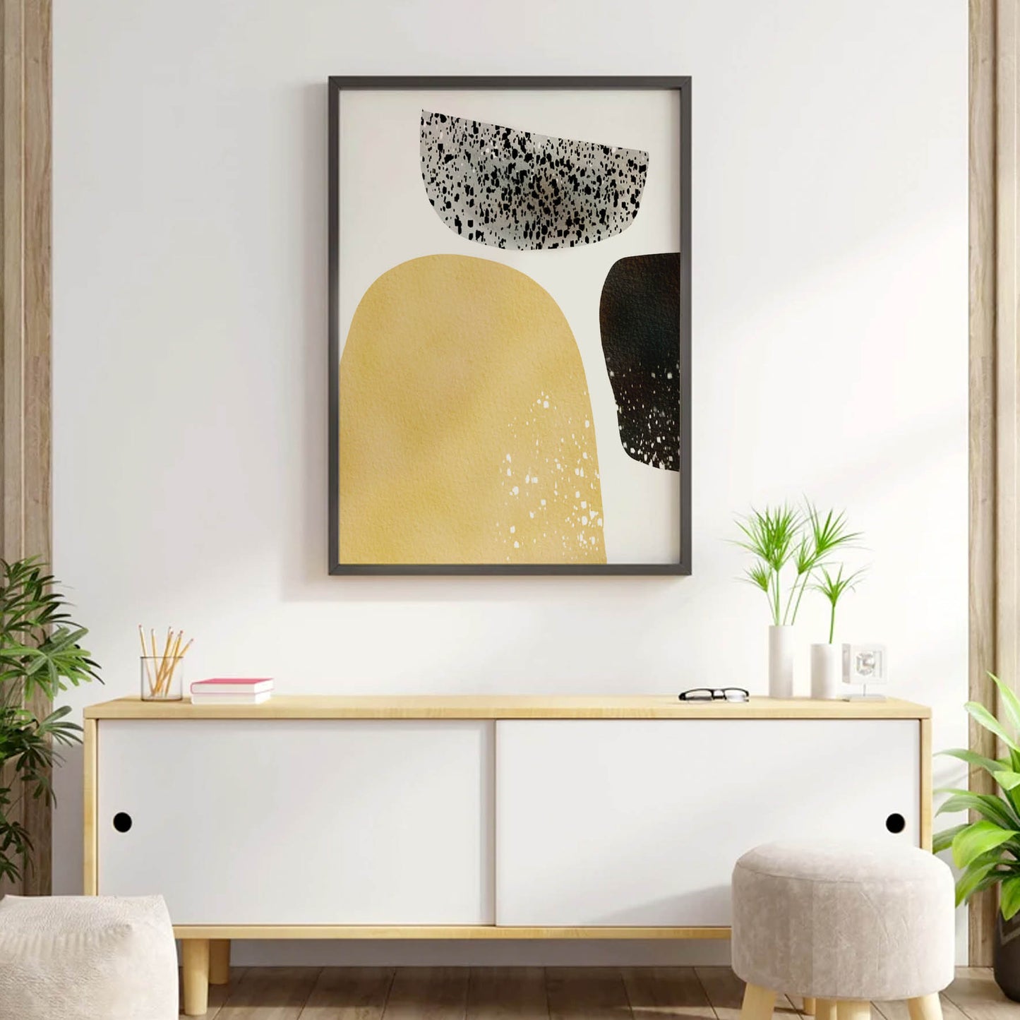 Minimalista abstracta, boho beige 27